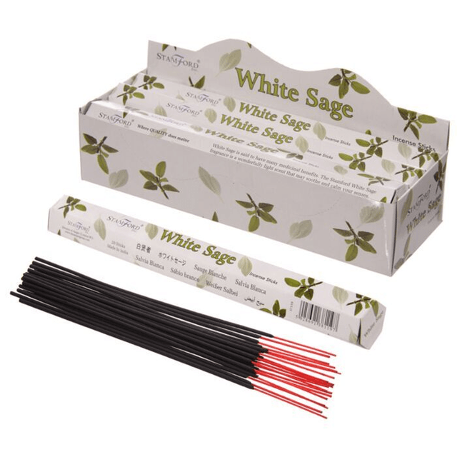 Encens Stamford Premium Hex - Sauge blanche