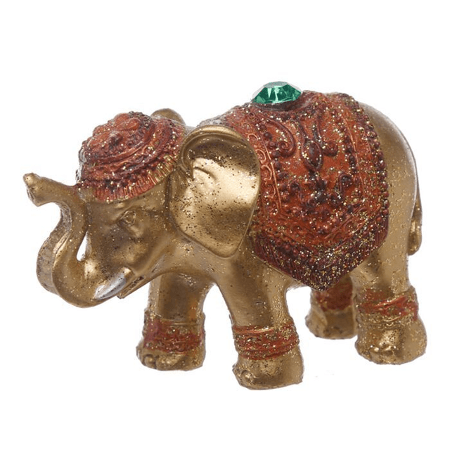 Porte-Encens Eléphant Doré