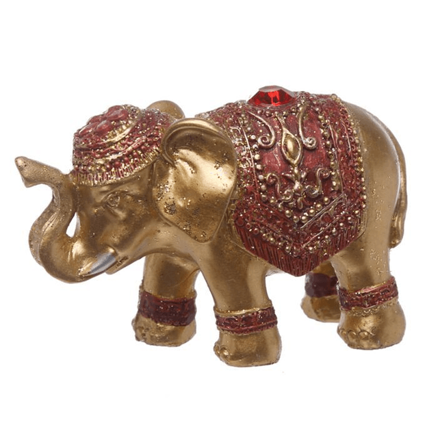 Porte-Encens Eléphant Doré
