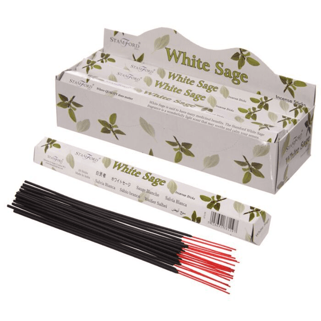 Encens Stamford Premium Hex - Sauge blanche